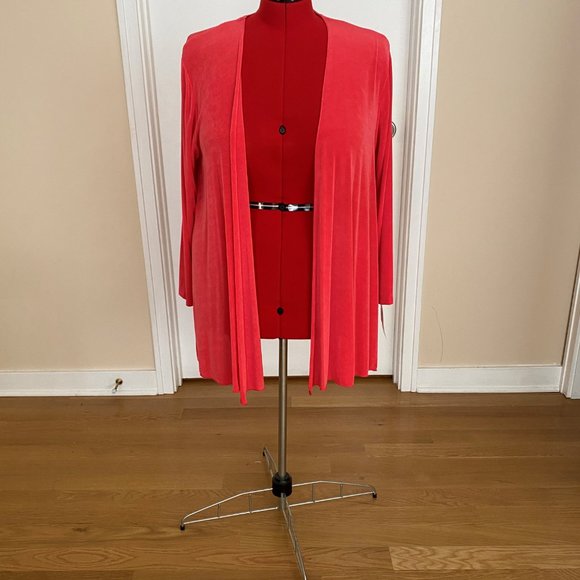 Vikki Vi Bright Red Duster 2X - Picture 6 of 8